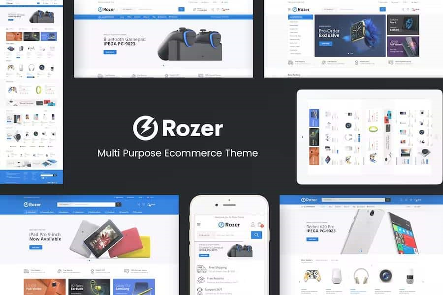 ROZER – DIGITAL ECOMMERCE WORDPRESS THEME